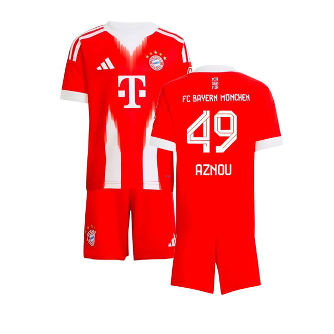 2025-2026 Bayern Munich Home Mini Kit (Aznou 49)