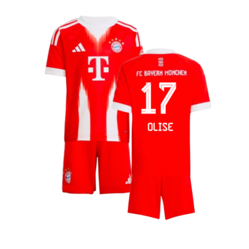 2025-2026 Bayern Munich Home Mini Kit (Olise 17)