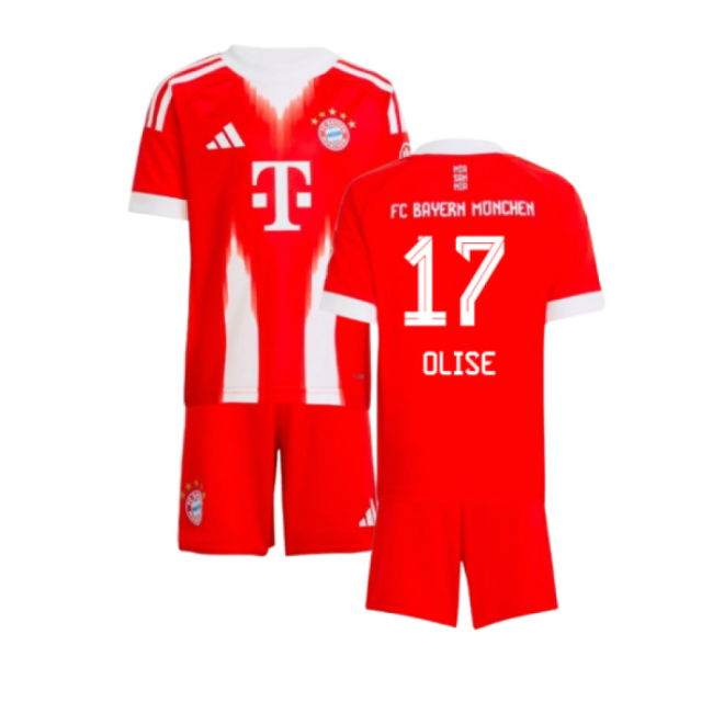 2025-2026 Bayern Munich Home Mini Kit (Olise 17)