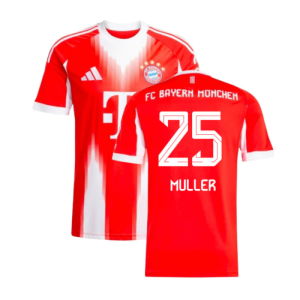 2025-2026 Bayern Munich Home Shirt (Muller 25)