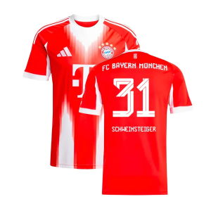 2025-2026 Bayern Munich Home Shirt (Schweinsteiger 31)