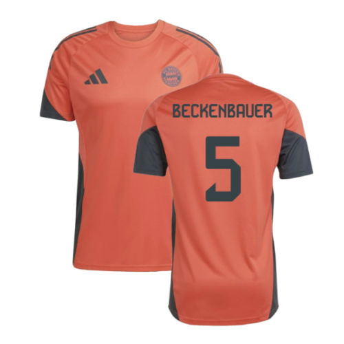 2025-2026 Bayern Munich Training Shirt (Easy Coral) (Beckenbauer 5)