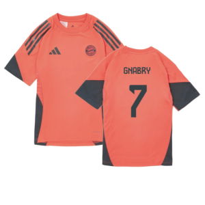 2025-2026 Bayern Munich Training Shirt (Easy Coral) - Kids (Gnabry 7)