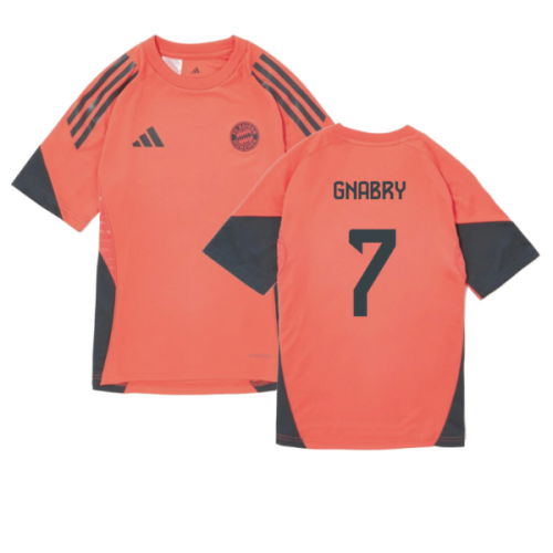 2025-2026 Bayern Munich Training Shirt (Easy Coral) - Kids (Gnabry 7)