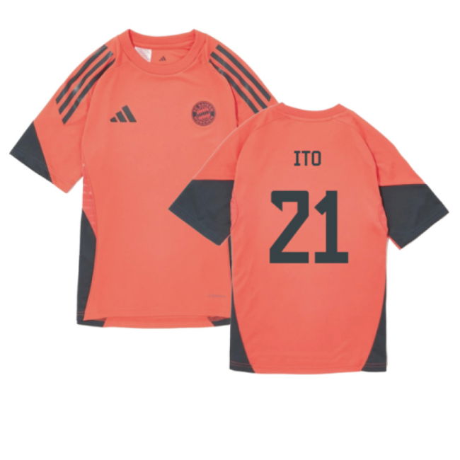 2025-2026 Bayern Munich Training Shirt (Easy Coral) - Kids (Ito 21)