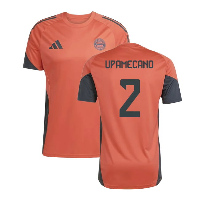 2025-2026 Bayern Munich Training Shirt (Easy Coral) (Upamecano 2)