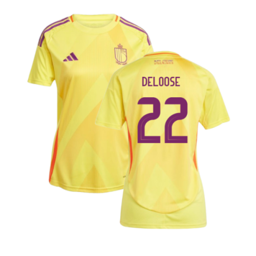 2025-2026 Belgium Womens Team Away Shirt (Ladies) (Deloose 22)