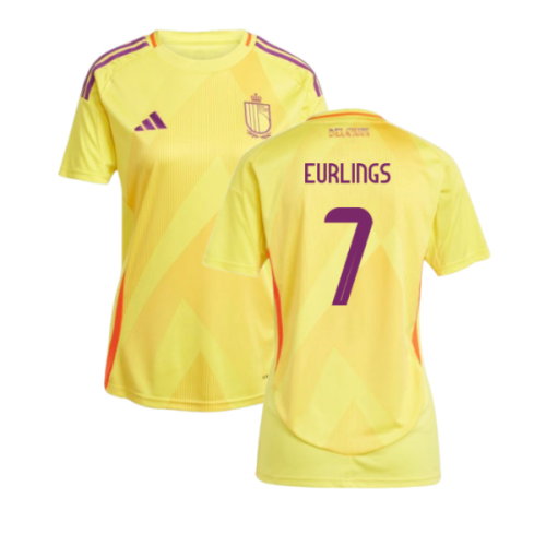 2025-2026 Belgium Womens Team Away Shirt (Ladies) (Eurlings 7)