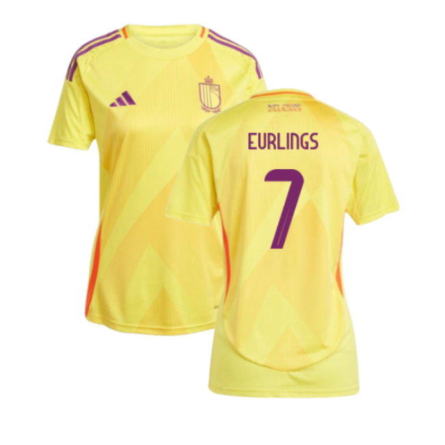 2025-2026 Belgium Womens Team Away Shirt (Ladies) (Eurlings 7)