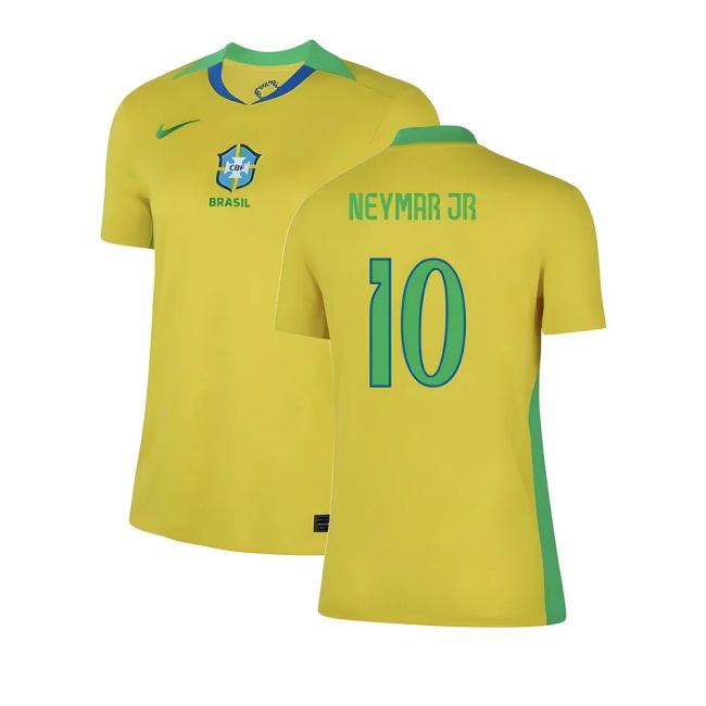 2025-2026 Brazil Womens Team Home Shirt (Ladies) (Neymar Jr 10)