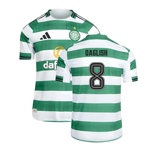 2025-2026 Celtic Authentic Home Shirt (Daglish 8)