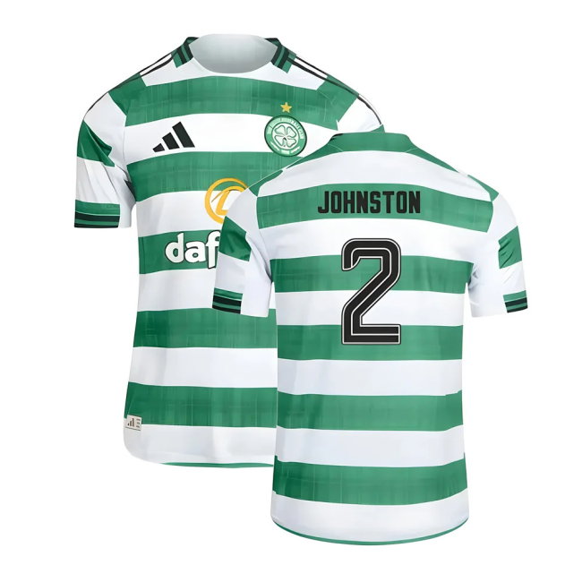 2025-2026 Celtic Authentic Home Shirt (Johnston 2)