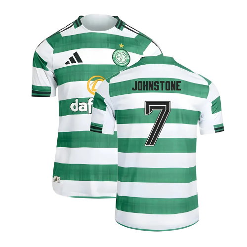 2025-2026 Celtic Authentic Home Shirt (Johnstone 7)