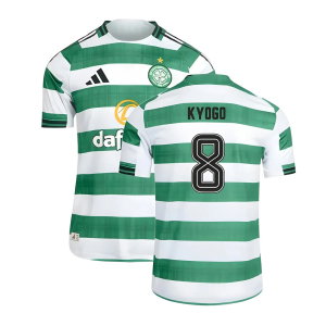 2025-2026 Celtic Authentic Home Shirt (Kyogo 8)