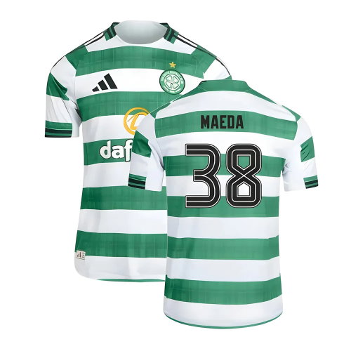 2025-2026 Celtic Authentic Home Shirt (Maeda 38)