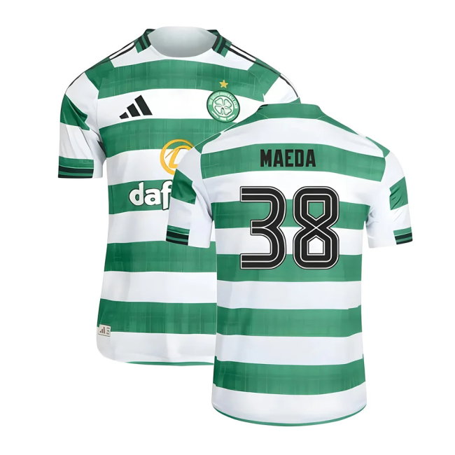 2025-2026 Celtic Authentic Home Shirt (Maeda 38)
