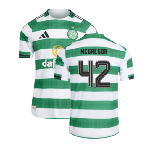 2025-2026 Celtic Authentic Home Shirt (McGregor 42)