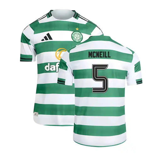 2025-2026 Celtic Authentic Home Shirt (McNeill 5)