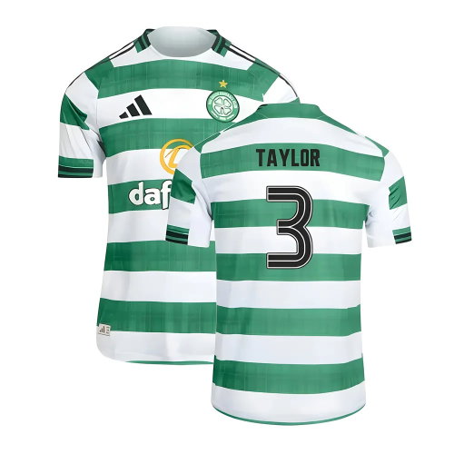 2025-2026 Celtic Authentic Home Shirt (Taylor 3)
