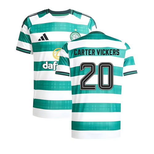 2025-2026 Celtic Home Shirt (Carter Vickers 20)