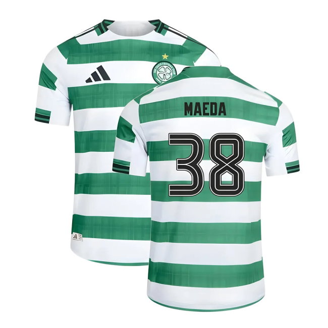 2025-2026 Celtic Home Shirt (No Sponsor) (Maeda 38)