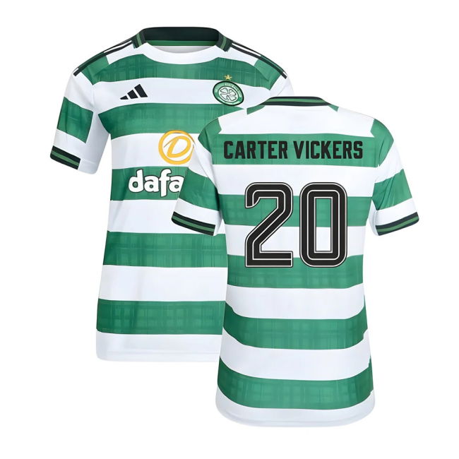 2025-2026 Celtic Home Shirt (Womens) (Carter Vickers 20)