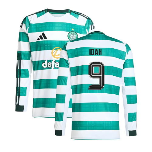 2025-2026 Celtic Long Sleeve Home Shirt (Idah 9)