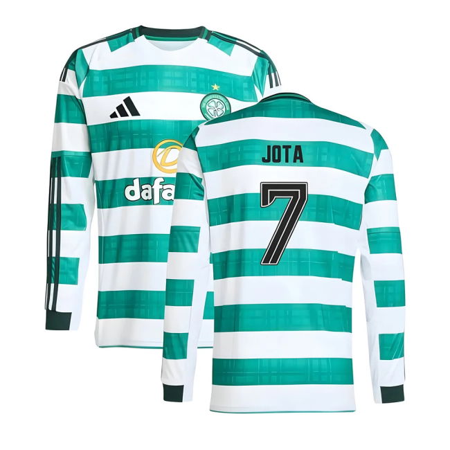 2025-2026 Celtic Long Sleeve Home Shirt (Jota 7)