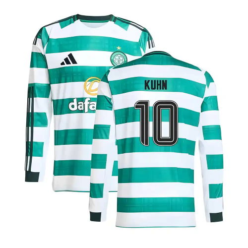 2025-2026 Celtic Long Sleeve Home Shirt (Kuhn 10) 2025-2026 Celtic Long Sleeve Home Shirt (Kuhn 10)
