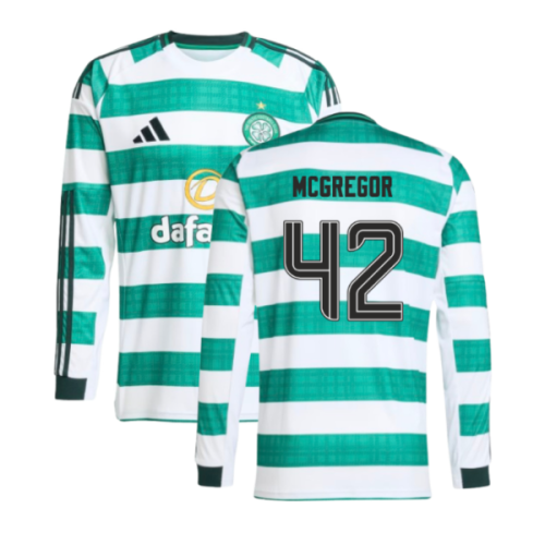 2025-2026 Celtic Long Sleeve Home Shirt (McGregor 42)