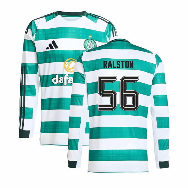 2025-2026 Celtic Long Sleeve Home Shirt (Ralston 56)