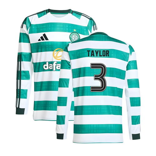2025-2026 Celtic Long Sleeve Home Shirt (Taylor 3)
