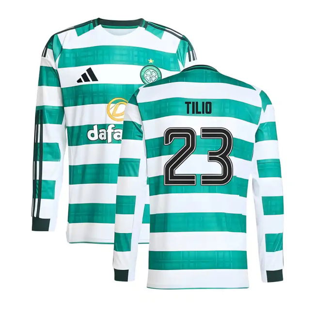 2025-2026 Celtic Long Sleeve Home Shirt (Tilio 23)