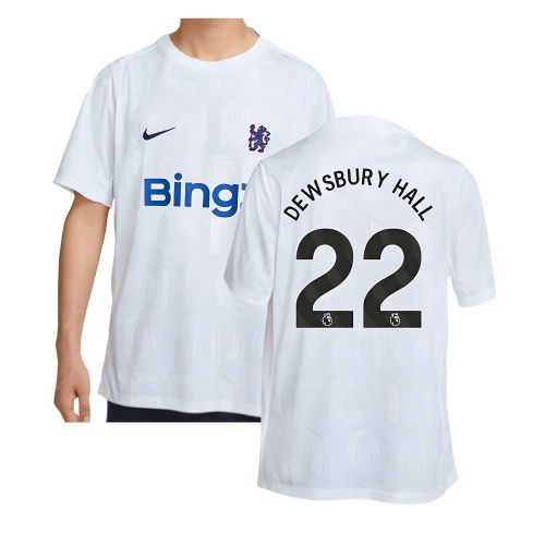 2025-2026 Chelsea Academy Pro Pre-Match Football Top (White) (Dewsbury Hall 22)