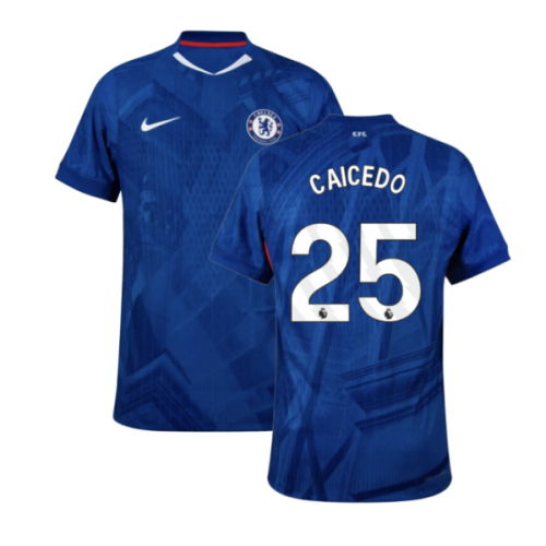 2025-2026 Chelsea Home Authentic Shirt (Caicedo 25)