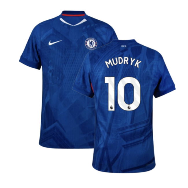 2025-2026 Chelsea Home Authentic Shirt (Mudryk 10)