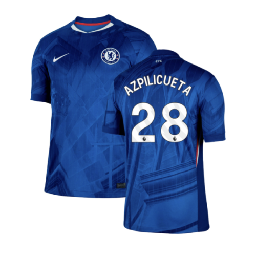 Chelsea FC AZPILICUETA 28 Mシャツ 2021-22 Chelsea Home Shirt Azpilicueta #28 - 9/10 - (L)