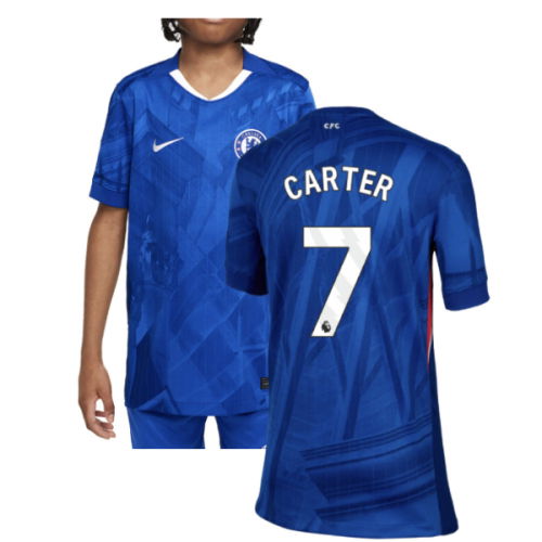 2025-2026 Chelsea Home Shirt (Kids) (Carter 7)