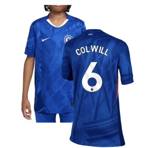 2025-2026 Chelsea Home Shirt (Kids) (Colwill 6)