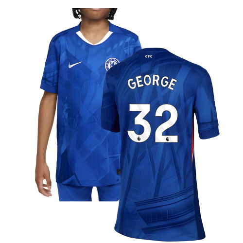 2025-2026 Chelsea Home Shirt (Kids) (George 32)