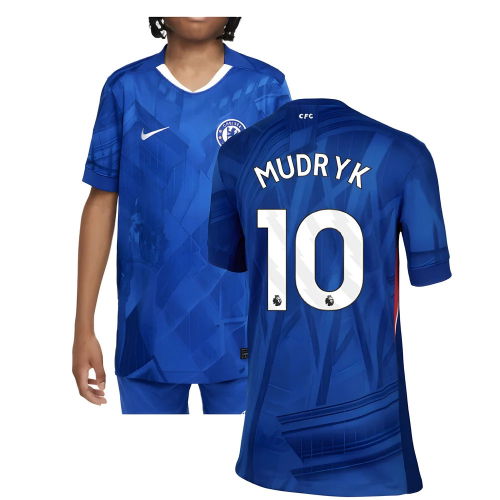 2025-2026 Chelsea Home Shirt (Kids) (Mudryk 10)
