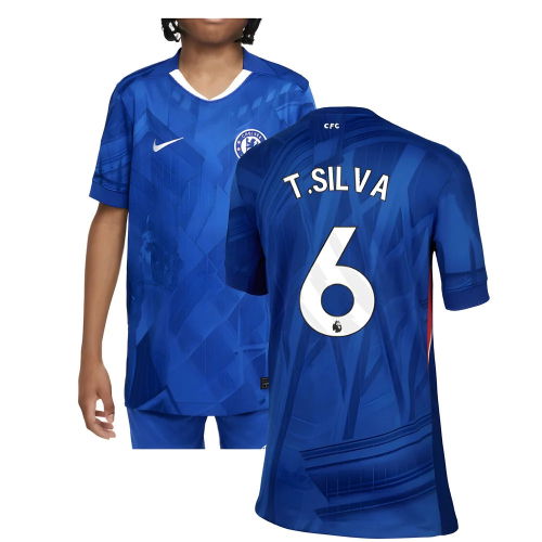 2025-2026 Chelsea Home Shirt (Kids) (T.Silva 6)
