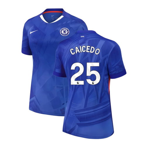 2025-2026 Chelsea Home Shirt (Womens) (Caicedo 25)