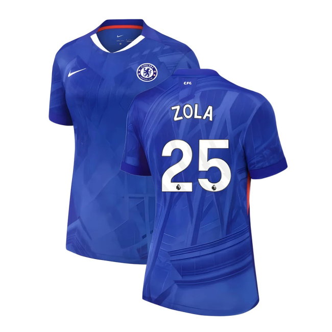 2025-2026 Chelsea Home Shirt (Womens) (Zola 25)