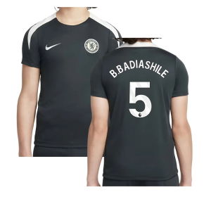 2025-2026 Chelsea Strike Training Shirt (Green) - Kids (B.Badiashile 5)