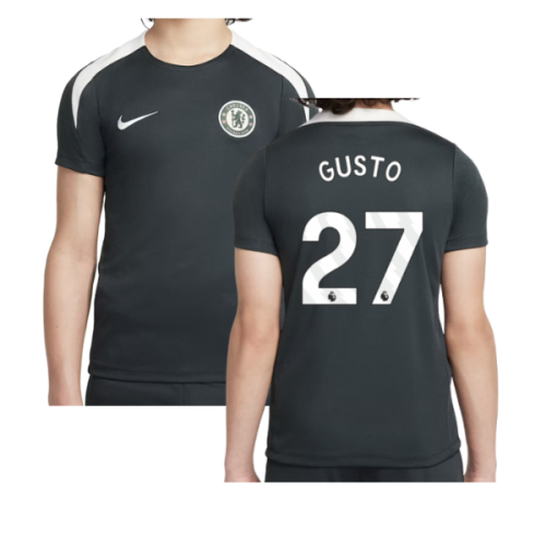 2025-2026 Chelsea Strike Training Shirt (Green) - Kids (Gusto 27)