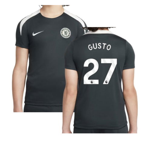 2025-2026 Chelsea Strike Training Shirt (Green) - Kids (Gusto 27)