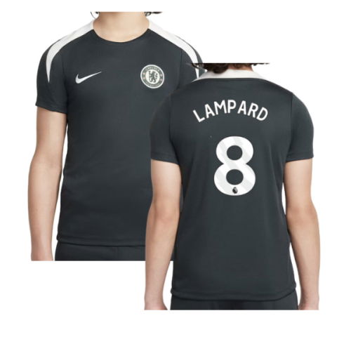 2025-2026 Chelsea Strike Training Shirt (Green) - Kids (Lampard 8)