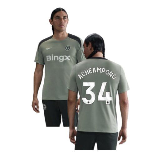 2025-2026 Chelsea Strike Training Shirt (Jade Green) (Acheampong 34)