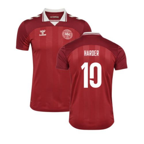 2025-2026 Denmark Womens Team Home Shirt (Ladies) (Harder 10)